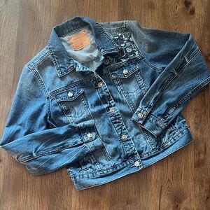 Amethyst Jean Embroiered Jacket Women's Medium